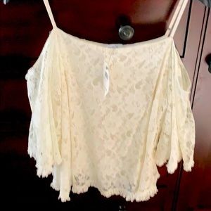 Bailey 44 Lace off the Shoulder Top